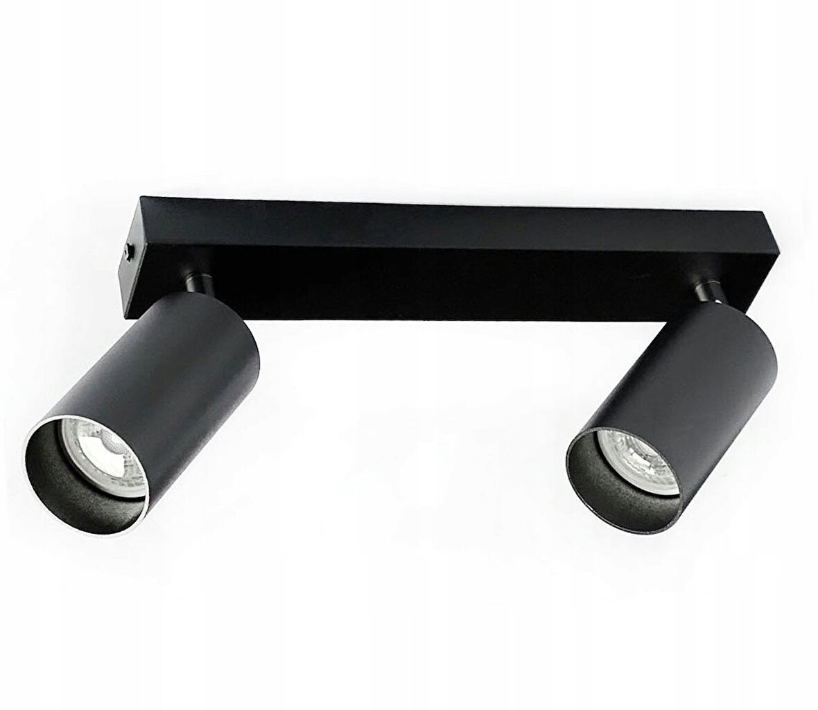 RİOLİGHT MODERN SİYAH SALON,MUTFAK3,GİYİNME ODASI,CAFELER İÇİN GÜN İŞİĞI METAL 2Lİ SPOT(AMPUL DAHİL)