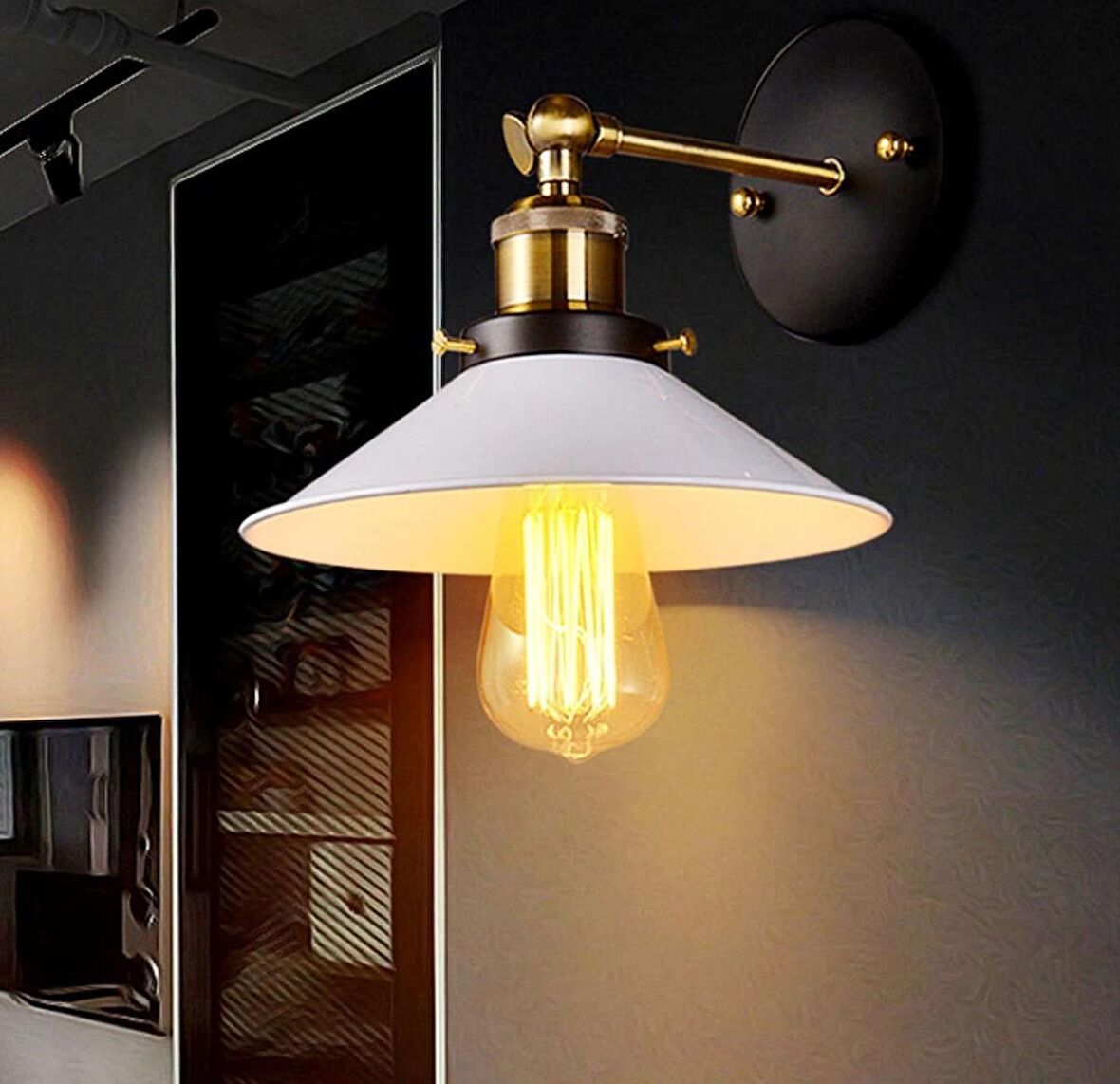 RIOLIGHT MAFSALLI METAL APLİK ÇAP: 23CM