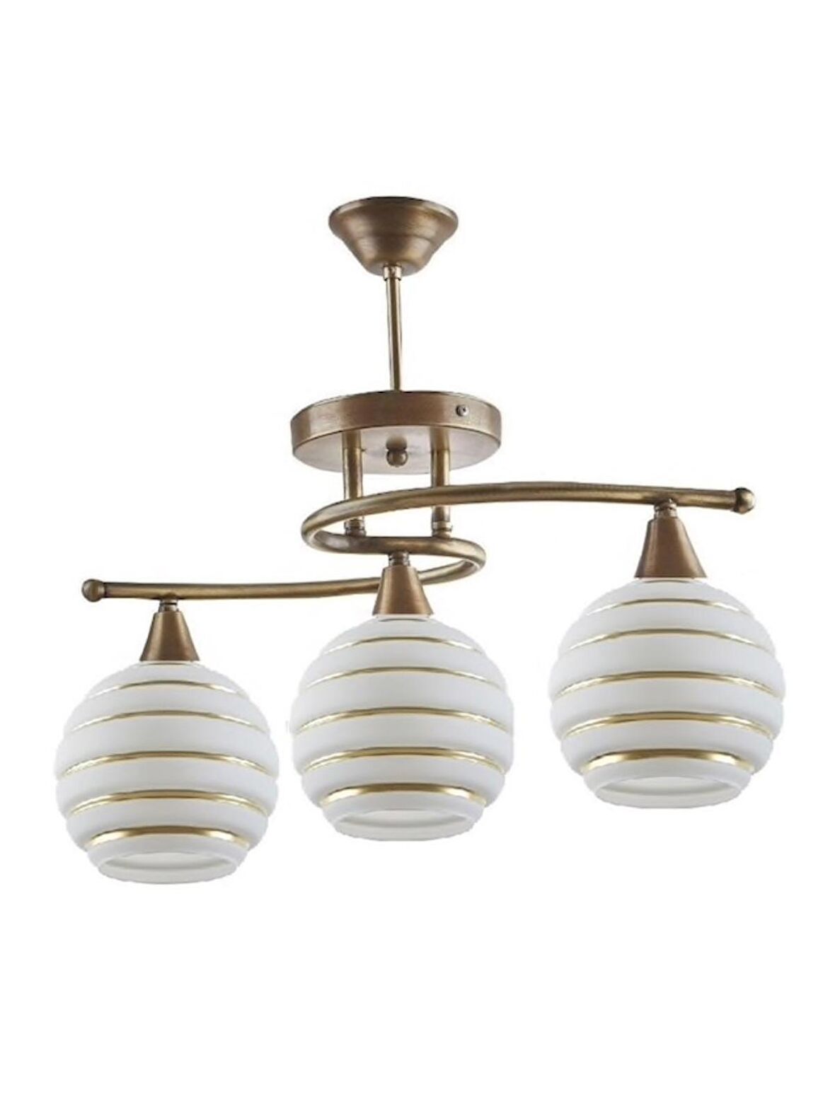 RİOLİGHT RETRO ESKİTME ÜÇLÜ AVİZE