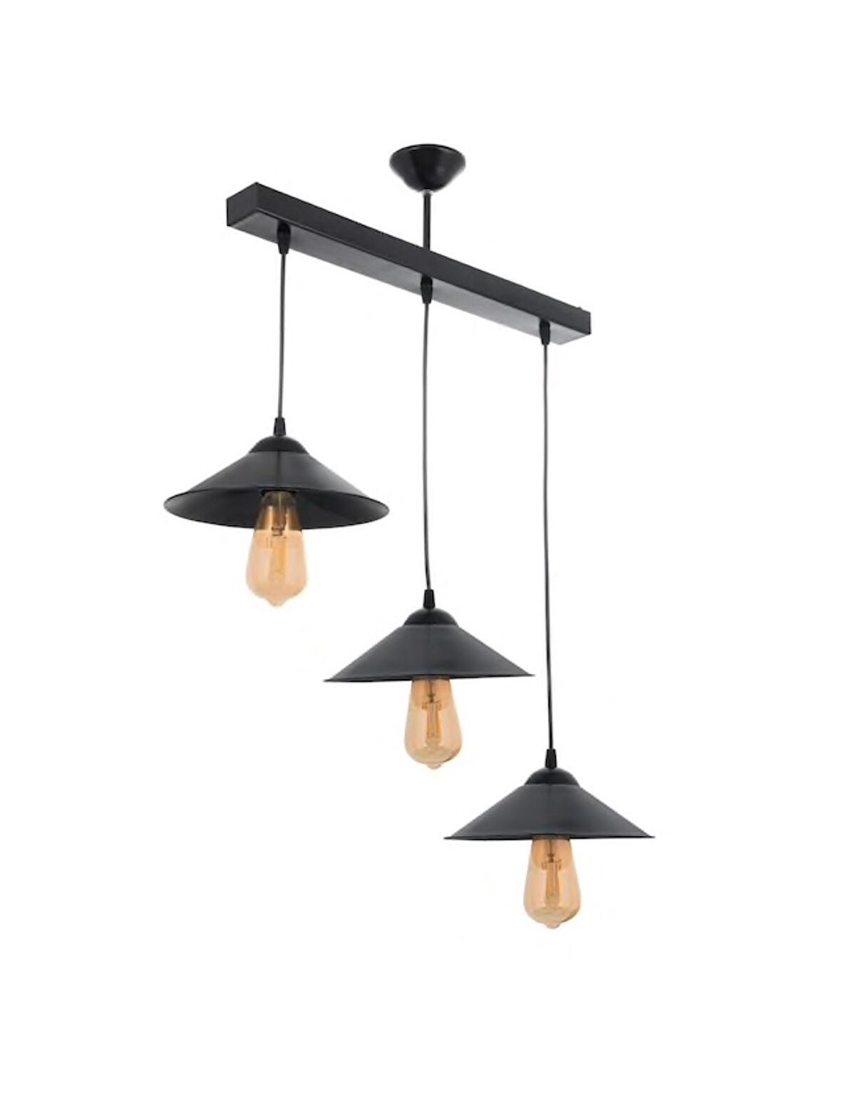 RİOLİGHT SIRALI ÜÇLÜ METAL SARKIT UZUNLUK: 60CM