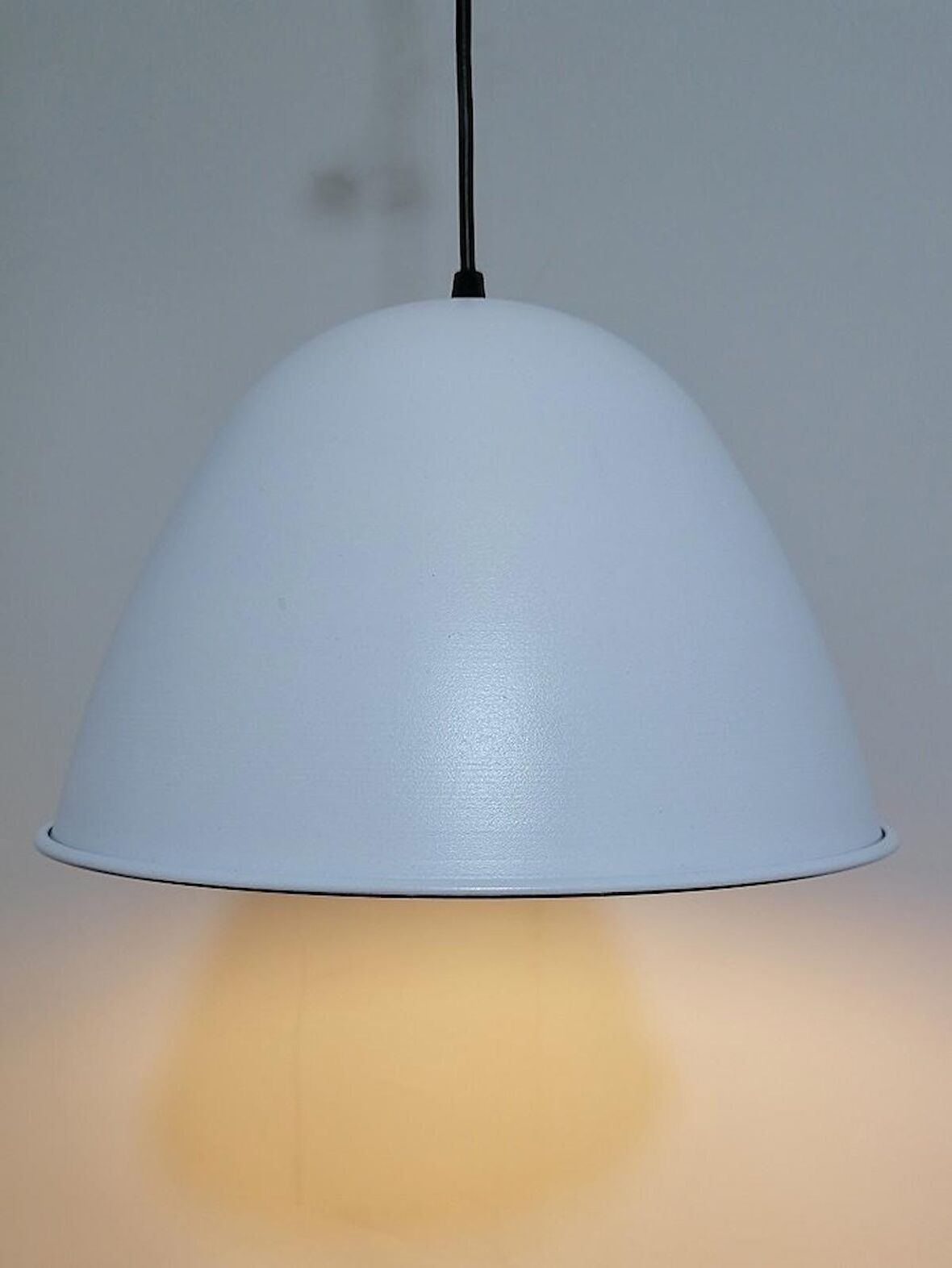 RİOLİGHT RETRO BEYAZ İÇİ BEYAZ TEKLİ METAL SARKIT ÇAP: 28CM