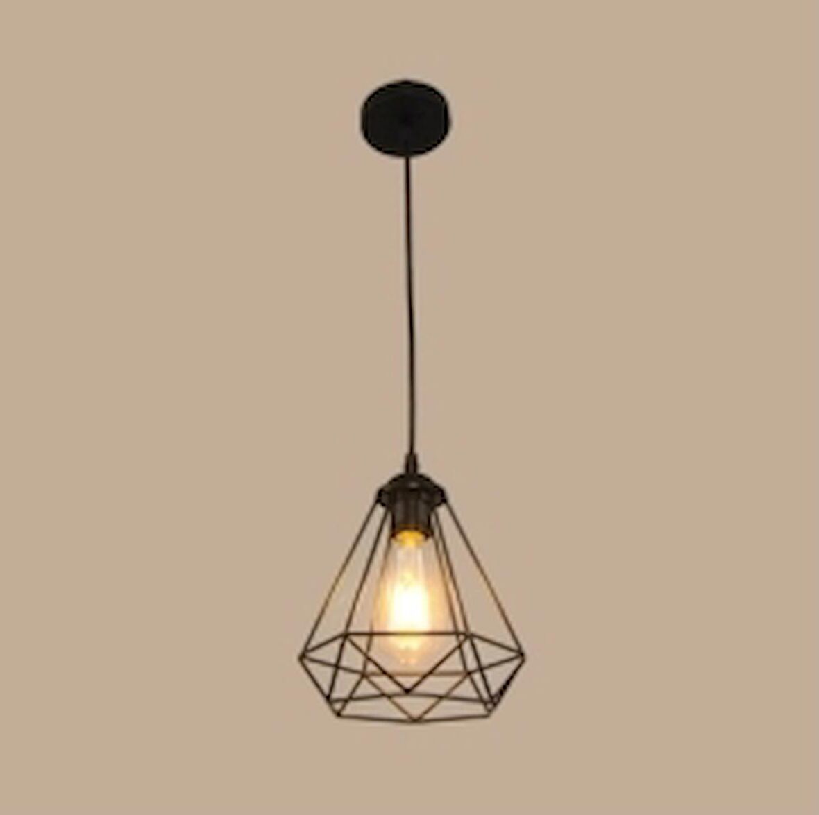 RİOLİGHT RETRO TEKLİ KAFES SARKIT