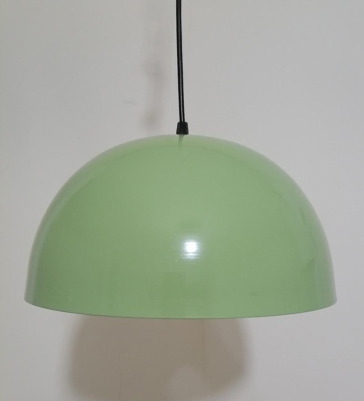 RİOLİGHT MODERN YEŞİL İÇİ BEYAZ TEKLİ METAL SARKIT ÇAP: 40CM