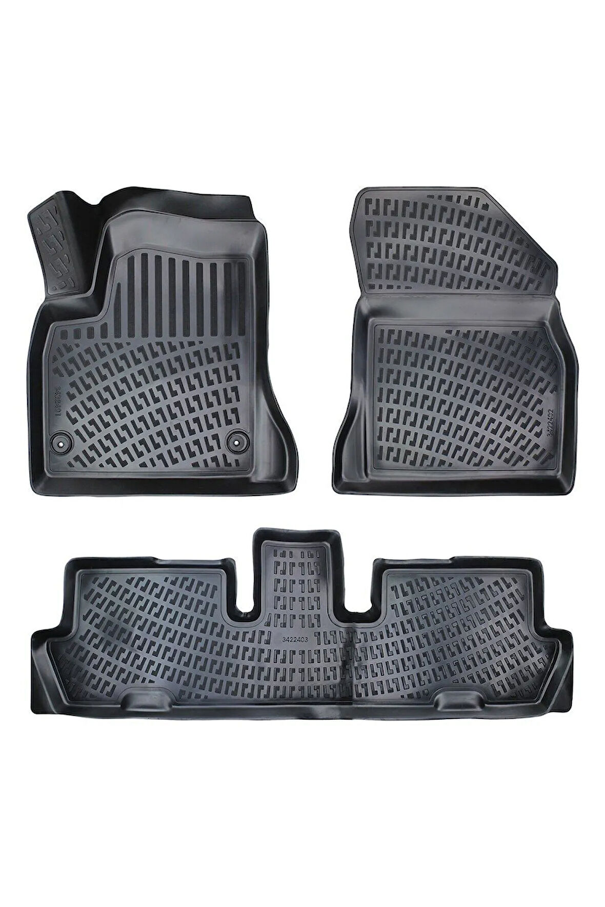 Citroen C4 Grand Picasso 7 Koltuk 2008 Araca Özel Tasarım 3D Havuzlu Paspas