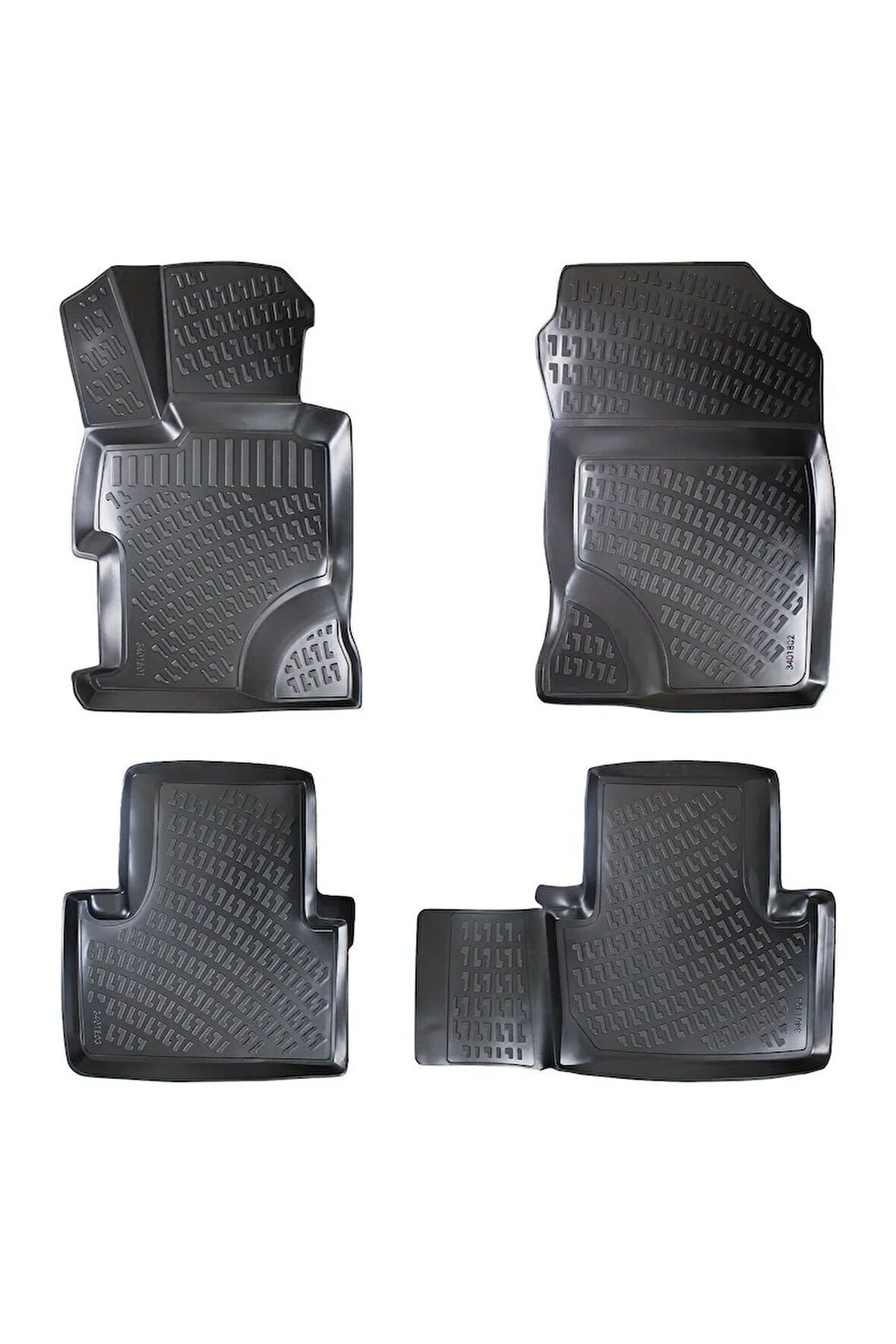 Honda Civic SEDAN 2002 Araca Özel Tasarım 3D Havuzlu Paspas