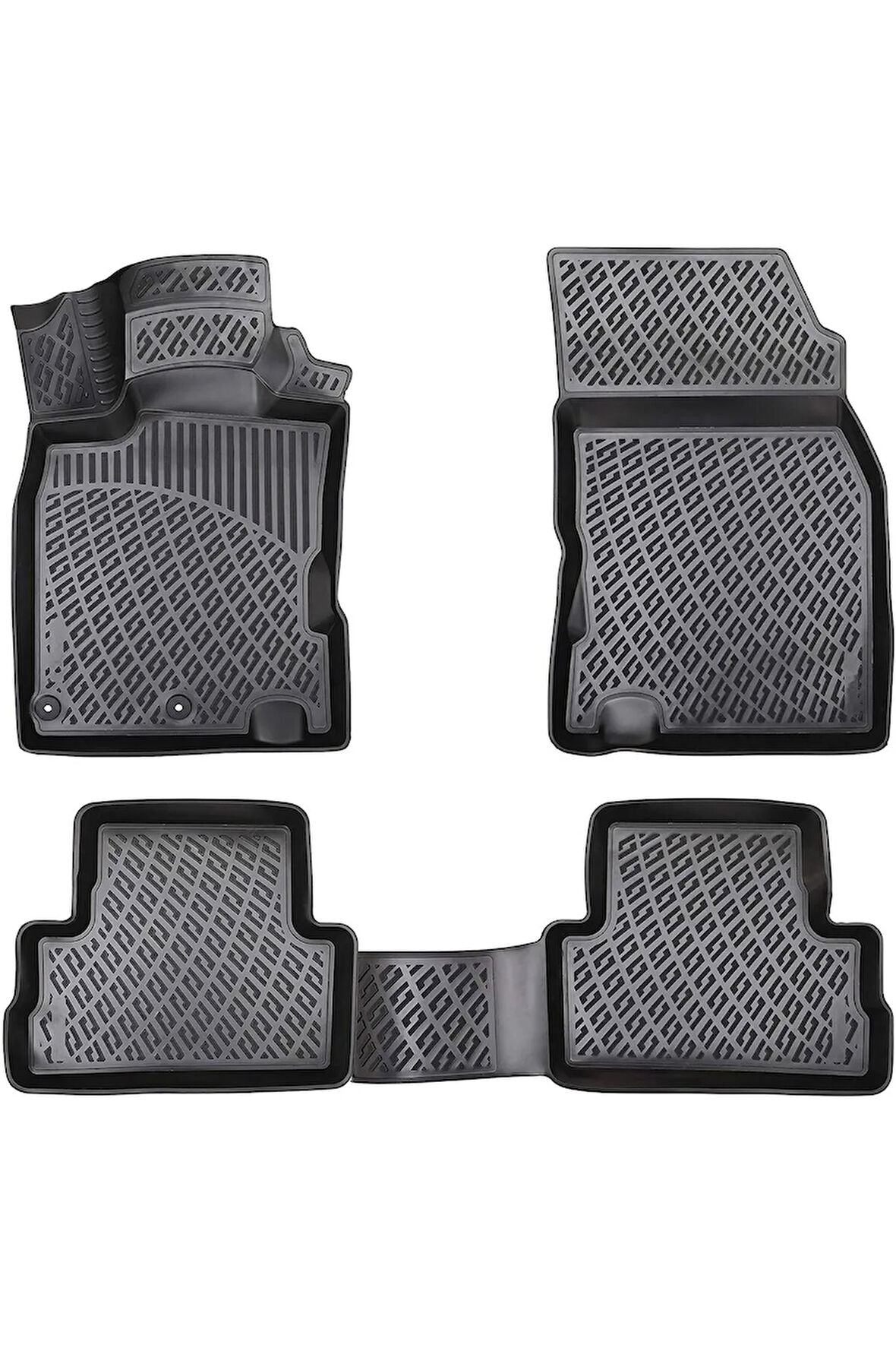 Nissan Qashqai 2015 Araca Özel Tasarım 3D Havuzlu Paspas