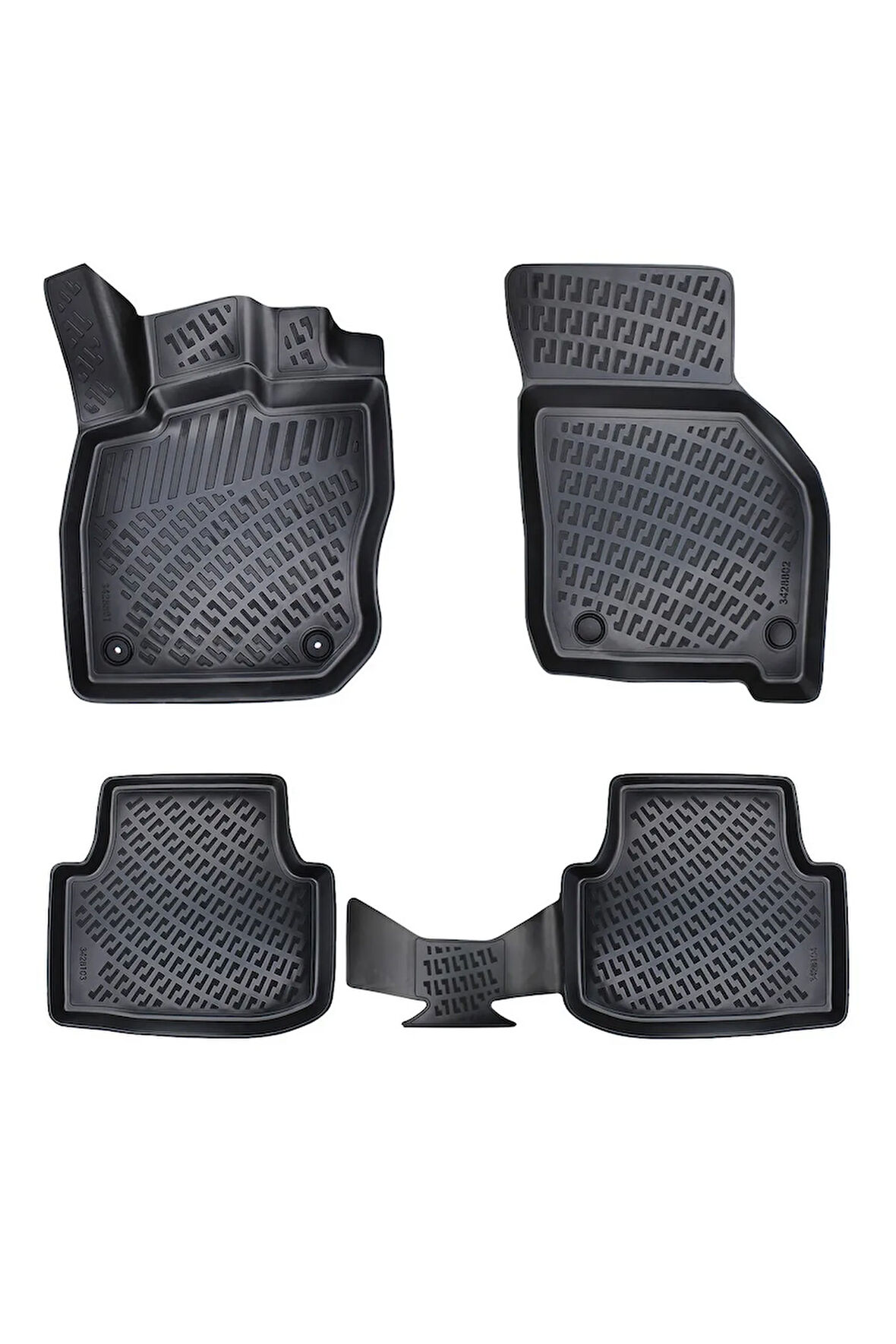 Seat Leon Otomatik Vites 2023 Araca Özel Tasarım 3D Havuzlu Paspas