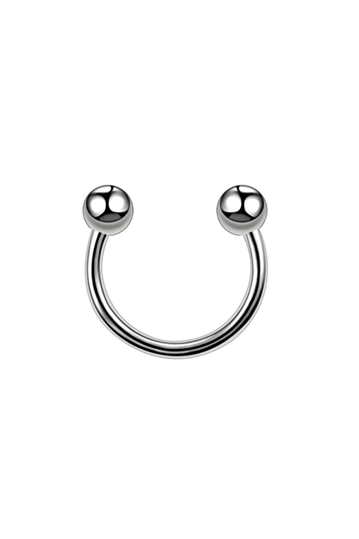 316 Cerrahi Çelik Kıkırdak Dudak Tragus Piercing 12 Mm