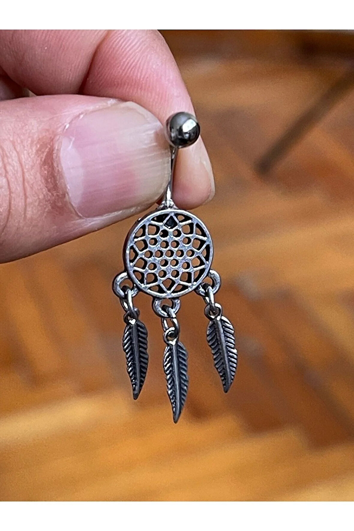 316 Cerrahi Çelik Düş Kapanı Göbek Piercingi