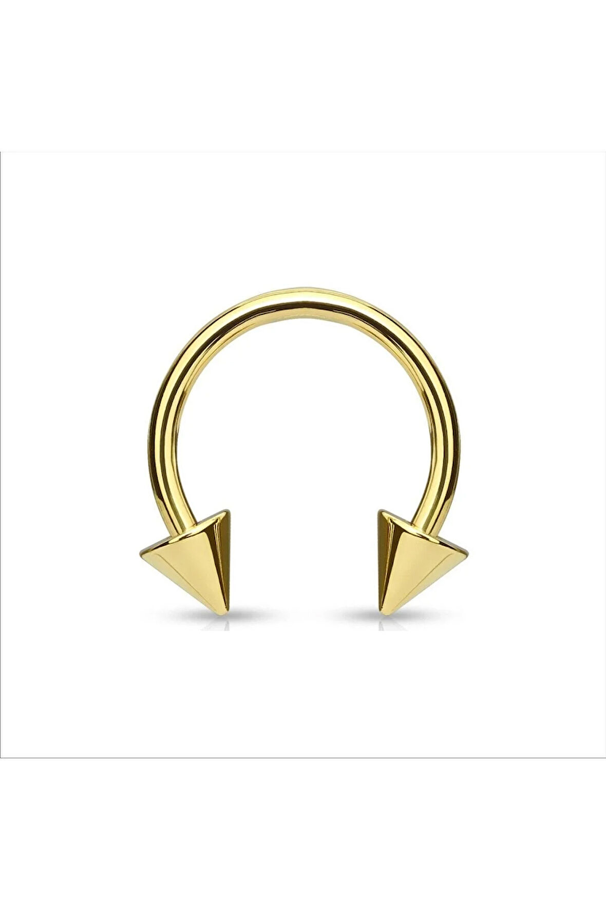 316 Cerrahi Çelik Spike Dudak Kıkırdak Septum Helix Tragus Piercingi