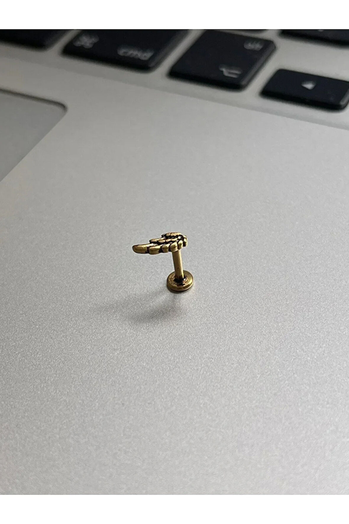 316 Cerrahi Çelik Tragus Helix Kıkırdak Conch Minimal Melek Kanadı Piercing