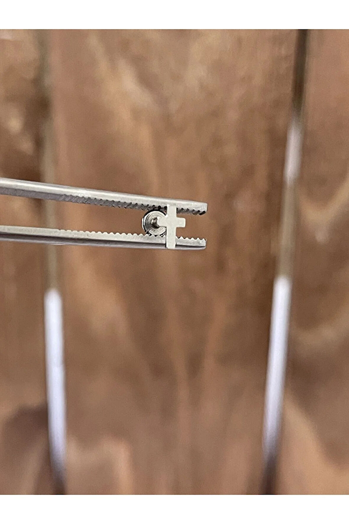 316 Cerrahi Çelik Tragus Helix Kıkırdak Conch Minimal Haç Piercing