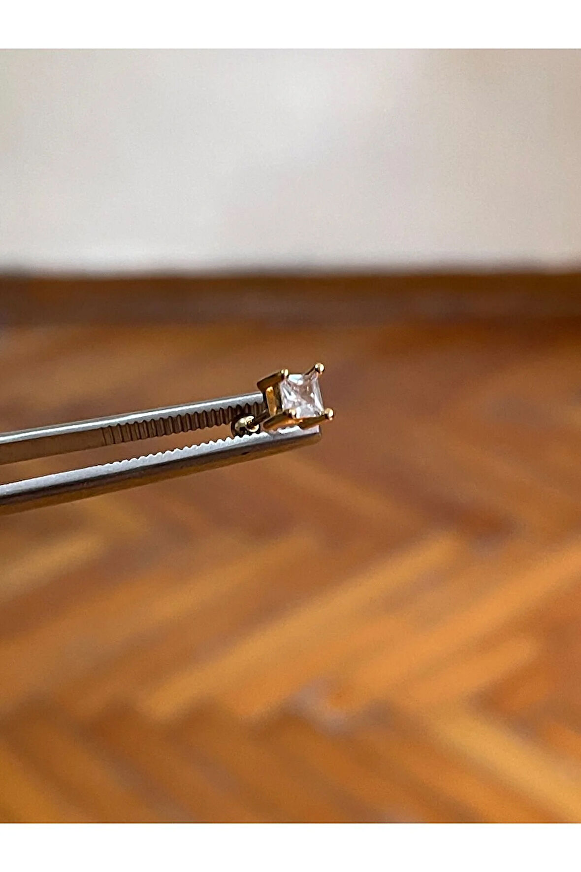 316 L Cerrahi Çelik Dudak Piercing Kıkırdak Helix Tragus Conch Zirkon Taşlı Figürlü Piercing