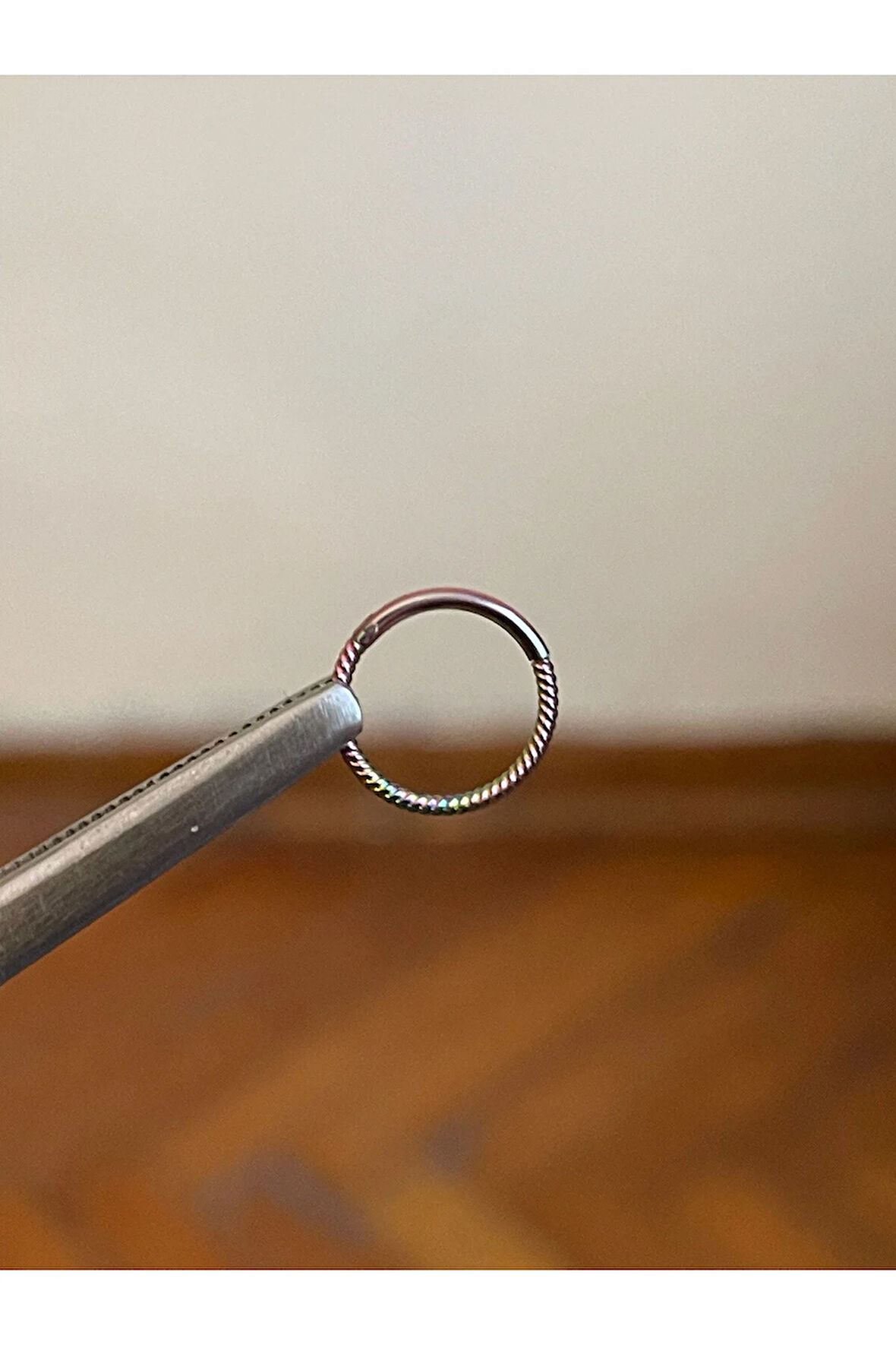 316 L Cerrahi Çelik Burgulu Kıkırdak Piercingi Rook Orbital Helix Septum Piercing