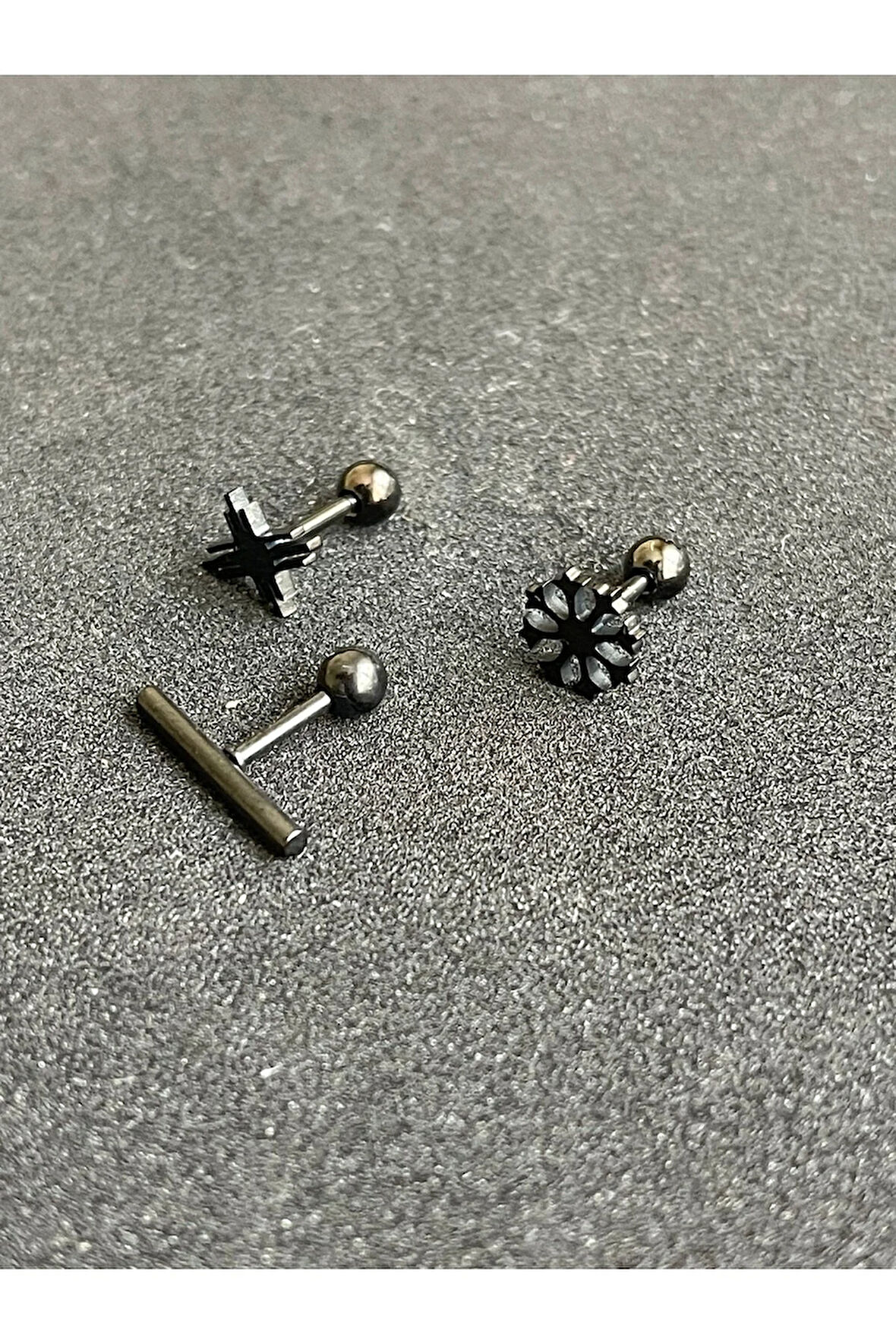 316 L Cerrahi Çelik Piercing Kıkırdak Helix Tragus Conch Figürlü Piercing