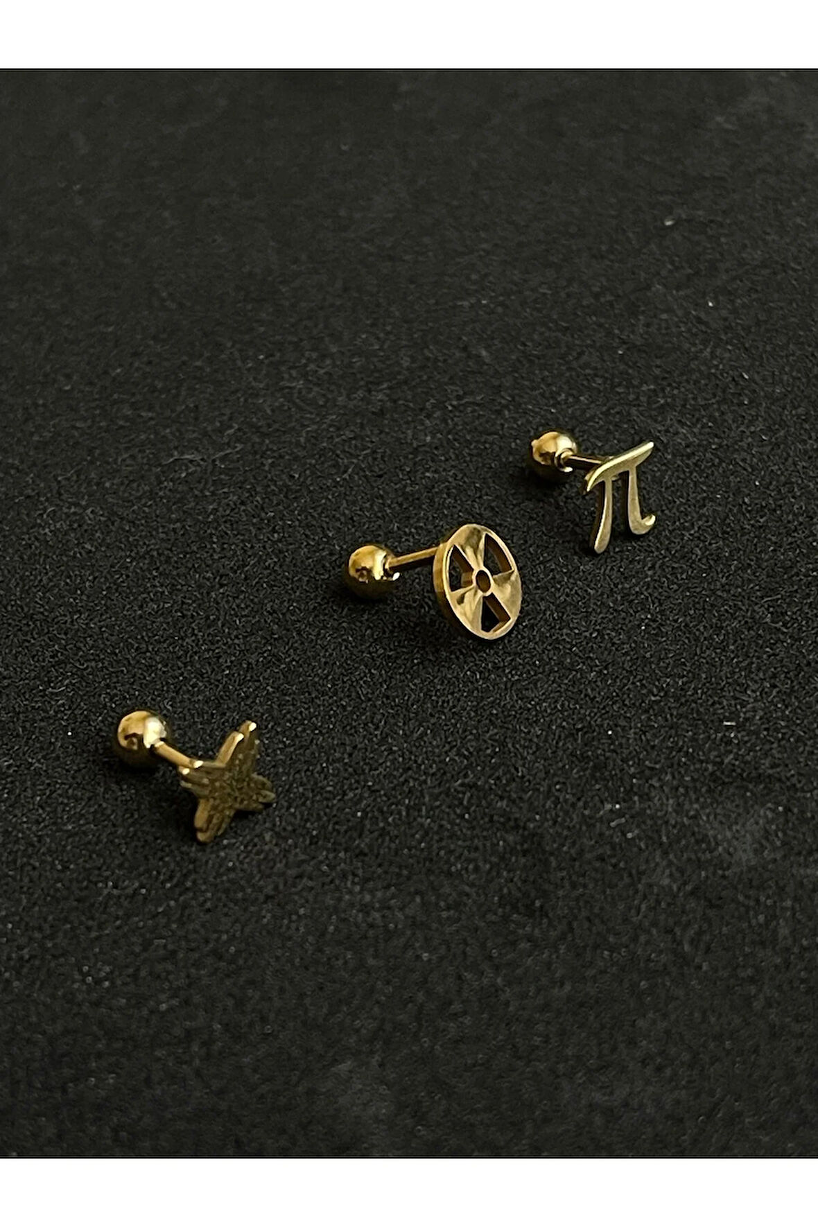 316 L Cerrahi Çelik Piercing Kıkırdak Helix Tragus Conch Figürlü Piercing