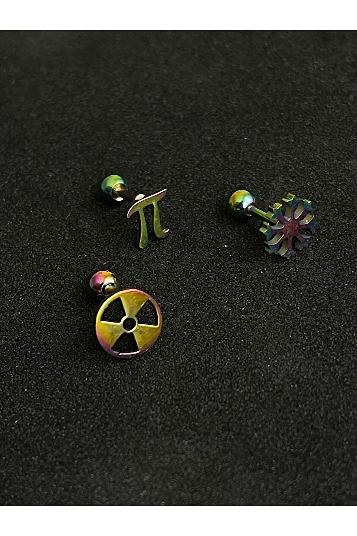 316 L Cerrahi Çelik Piercing Kıkırdak Helix Tragus Conch Figürlü Piercing