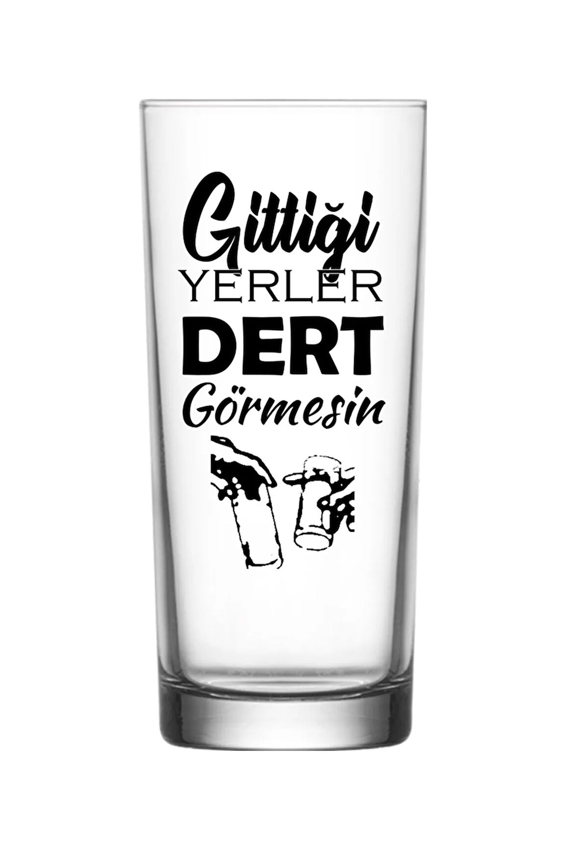 Arı Hediyelik Rakı Sözü Baskılı Tekli  Kadeh