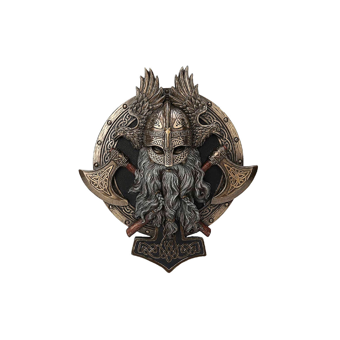 Çift Baltalı Viking Duvar Dekorasyon Biblosu