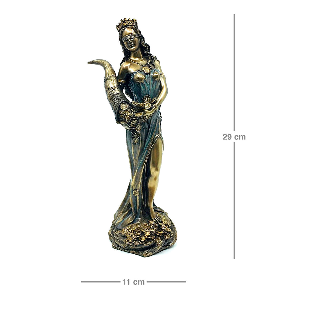Roma Mitolojisi Şans ve Bereket Tanrıçası Fortuna Biblo
