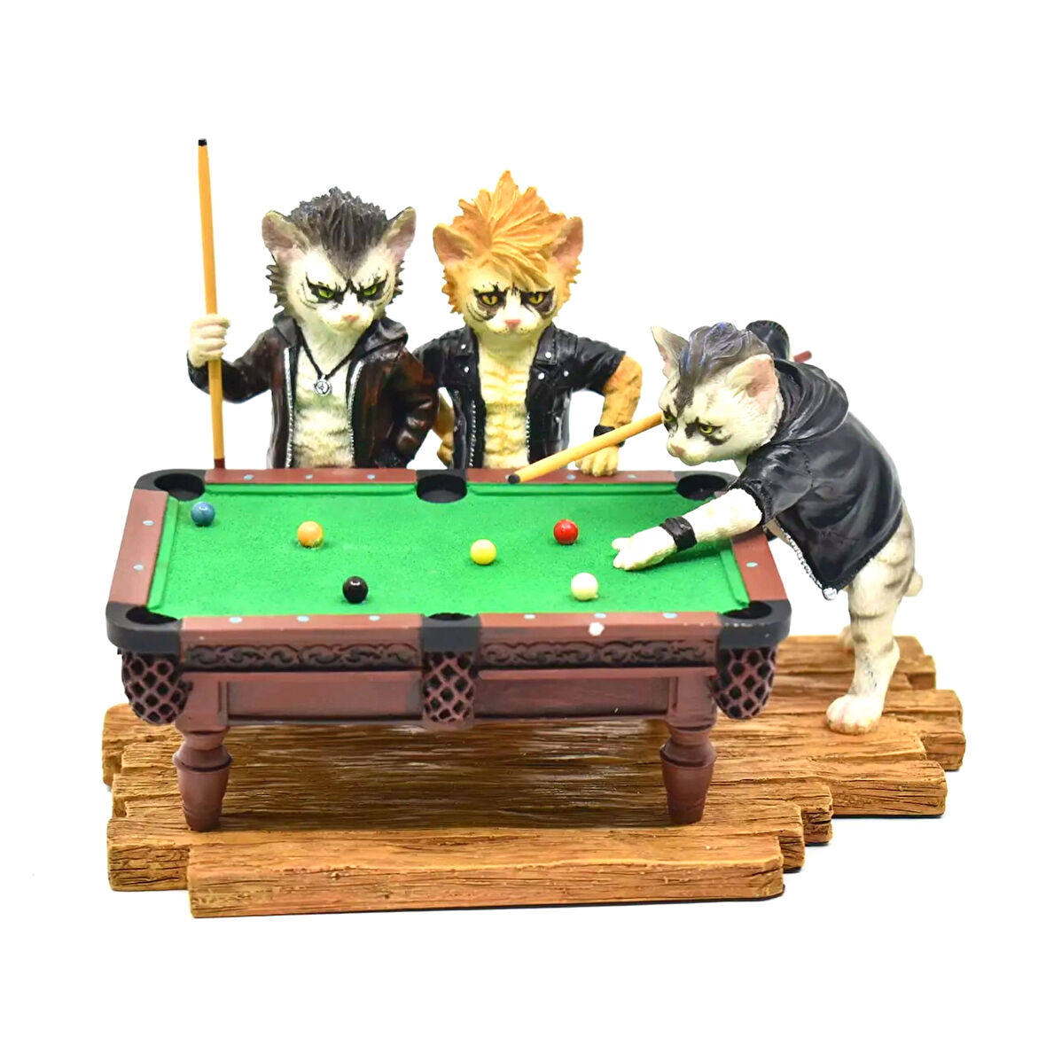 Bilardo Oynayan Punk Kediler Biblosu