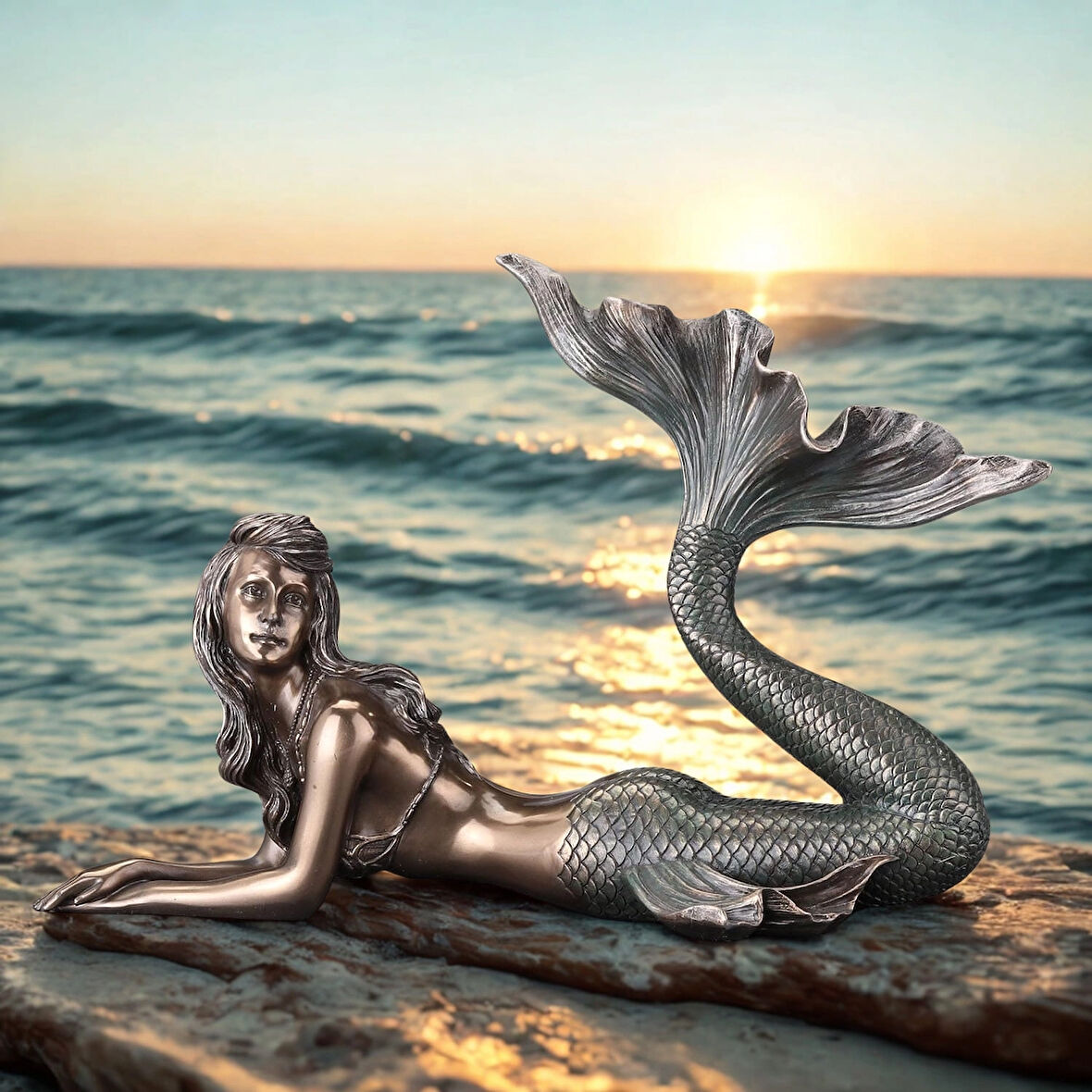 Dekoratif Deniz Kızı Biblosu Küçük Boy