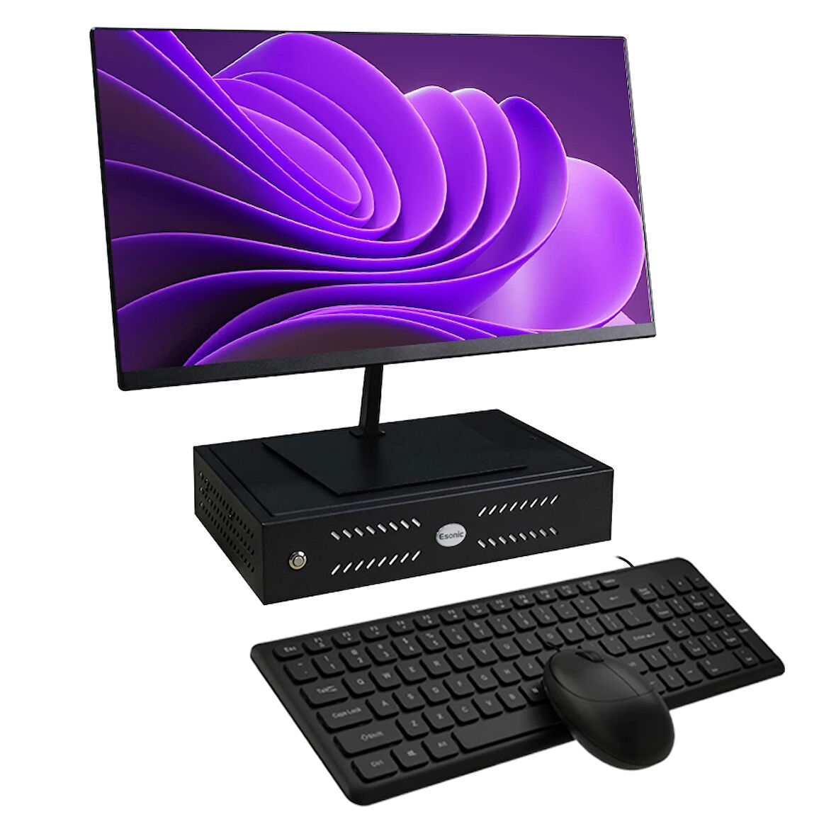 ROWORK MK2 İ5 12400 8GB DDR4 512GB m2 21.5" Monitörlü Set Mini PC