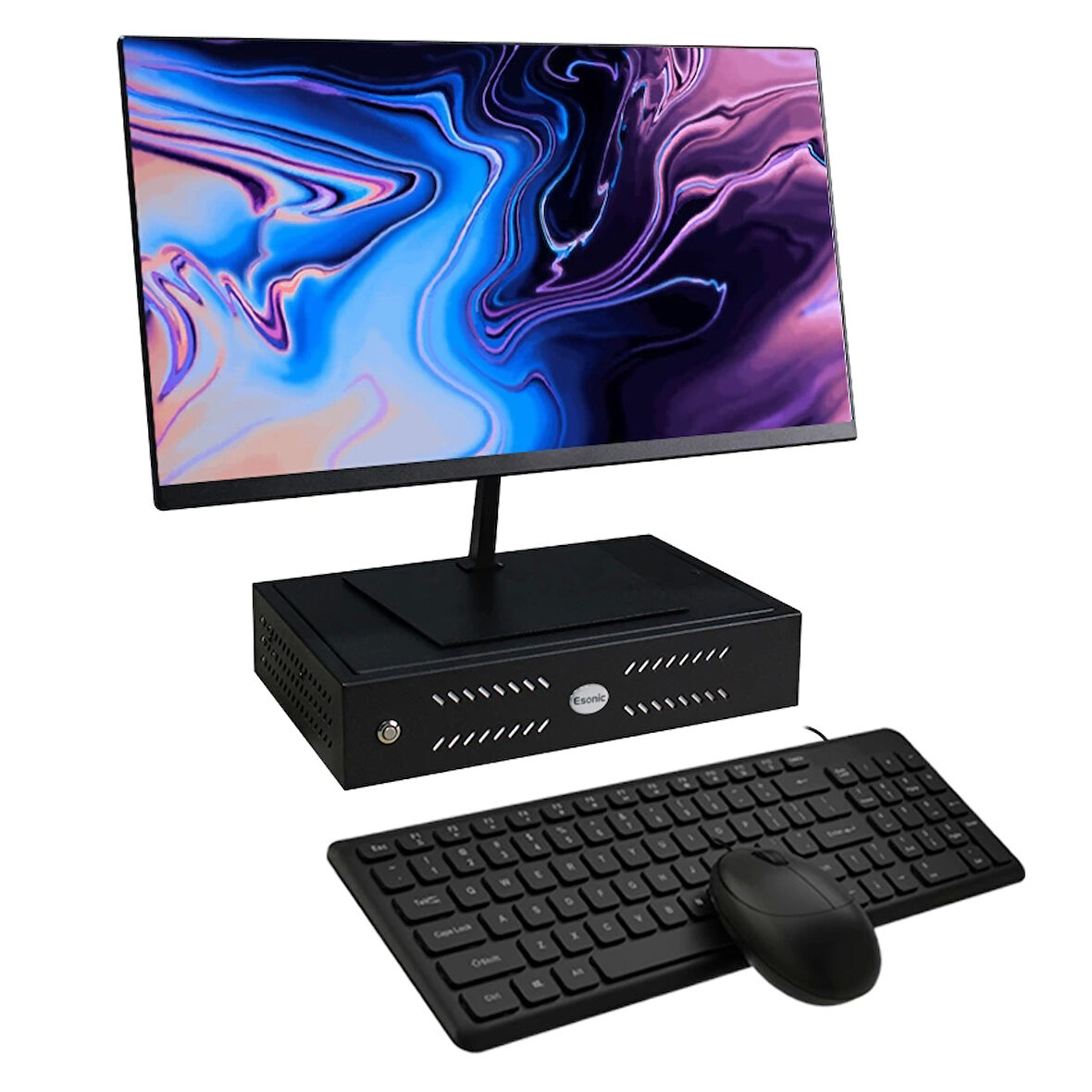 ROWORK MK2 İ5 14400 16GB DDR4 512GB m2 24" Monitörlü Set Mini PC