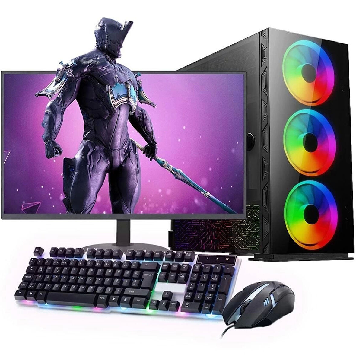 INTEL I5 13400F 16GB 1TB M2 4GB GTX1650 24'' Mon. (Gaming SET)