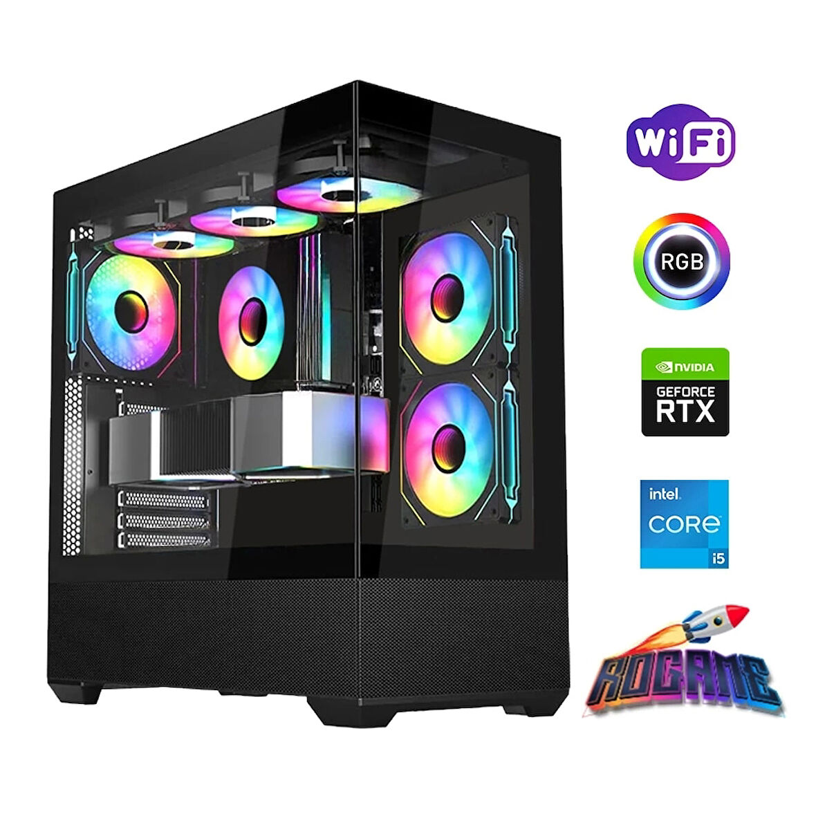 I5 13400F 32GB DDR4 1TB M2 8GB RTX4060 Oyun Bilgisayarı