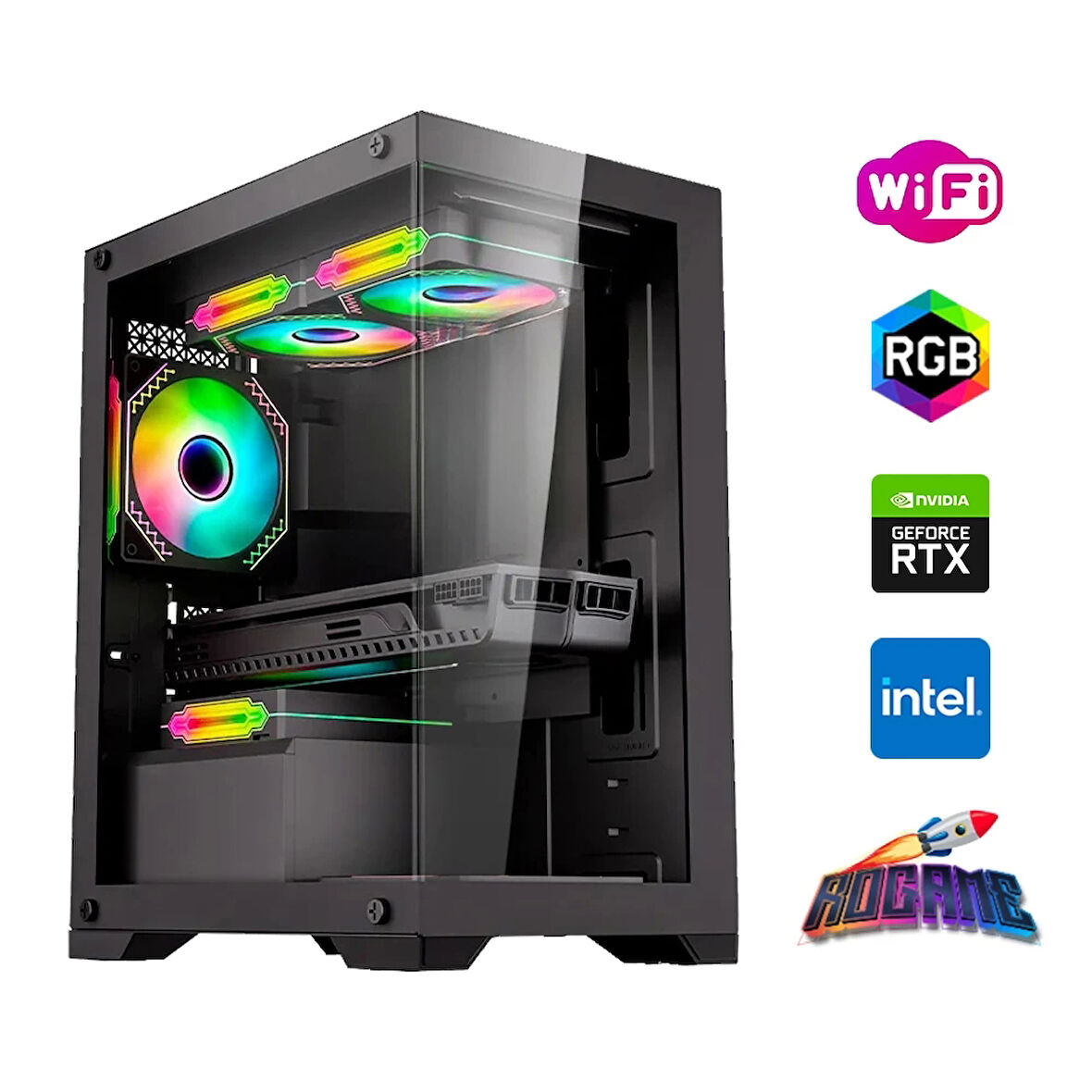 i5 14400F 16GB DDR4 1TB m2 6GB RTX3050 Oyun Bilgisayarı