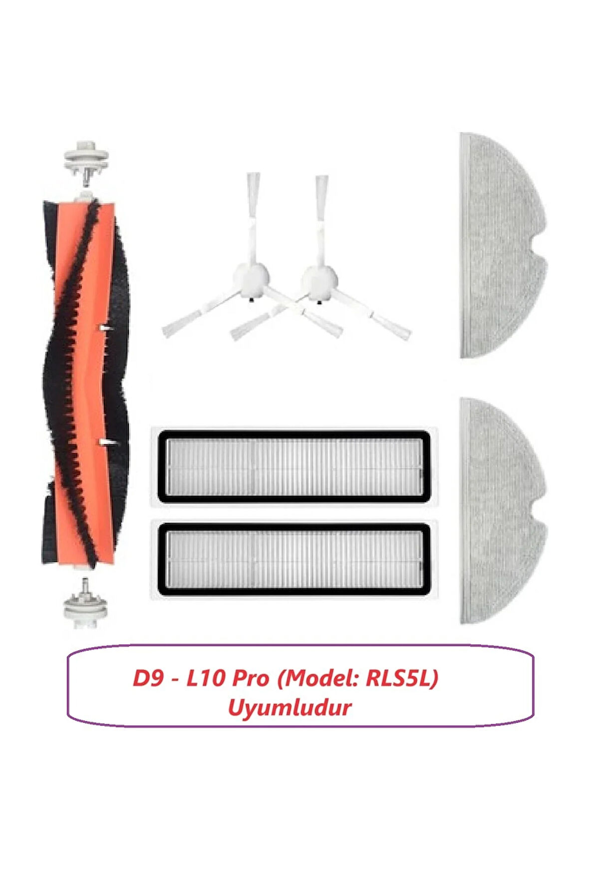 Dream E   RLS5L Vacuum Robot Süpürge Uyumlu Süpürme Fırçası Yedek Parçaları