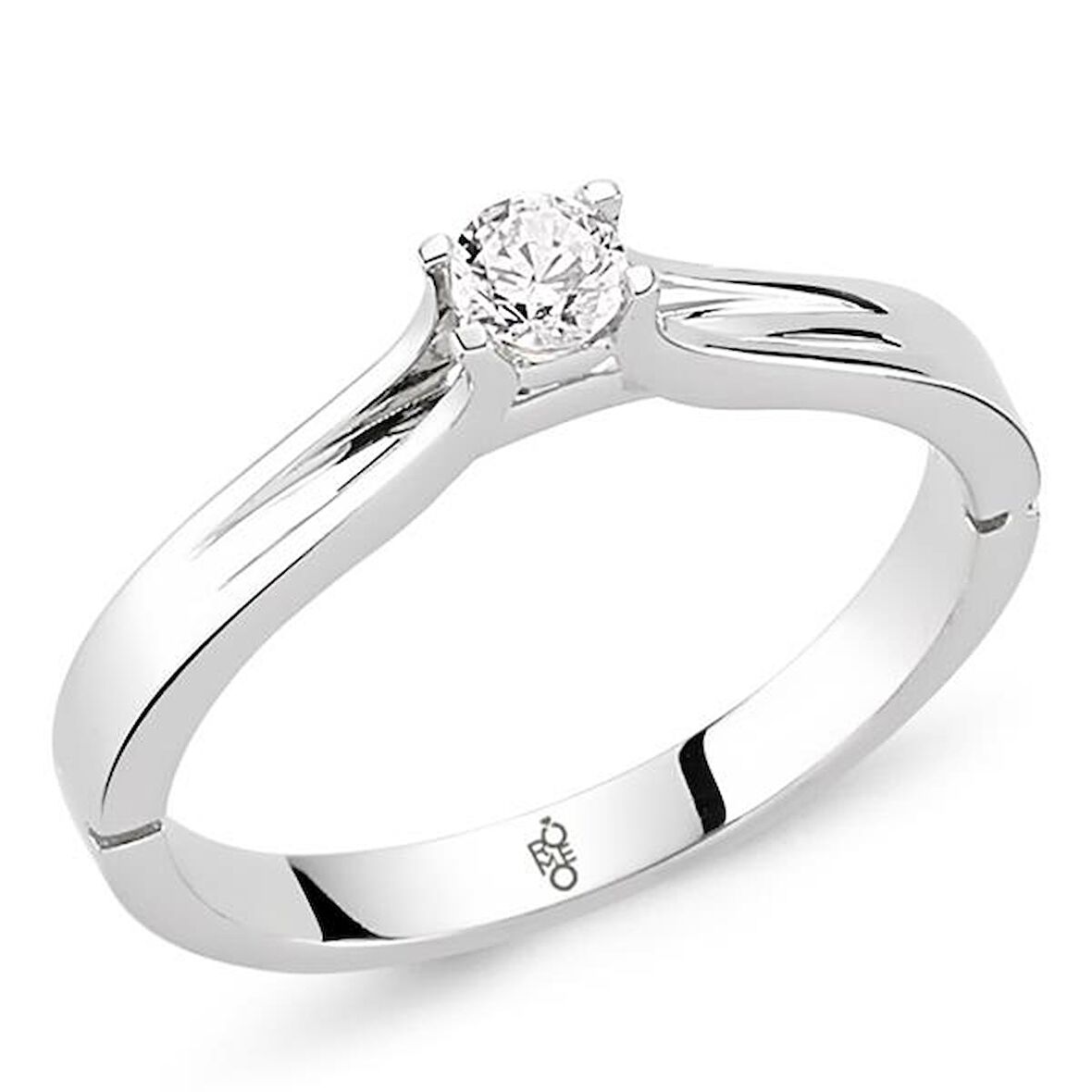 Romeo Pırlanta 0.20 Ct Tektaş Yüzük RM-10039