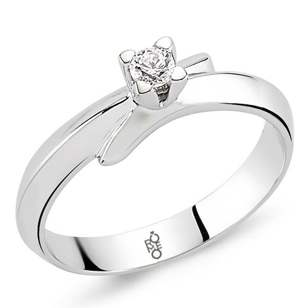 Romeo Pırlanta 0.15 Ct Tektaş Yüzük RM-10040