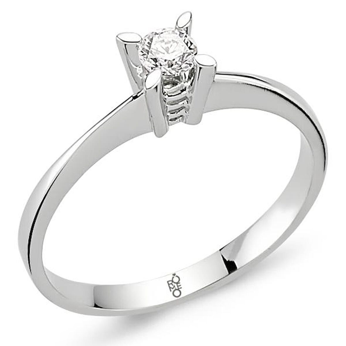 Romeo Pırlanta 0.20 Ct Tektaş Yüzük RM-10049