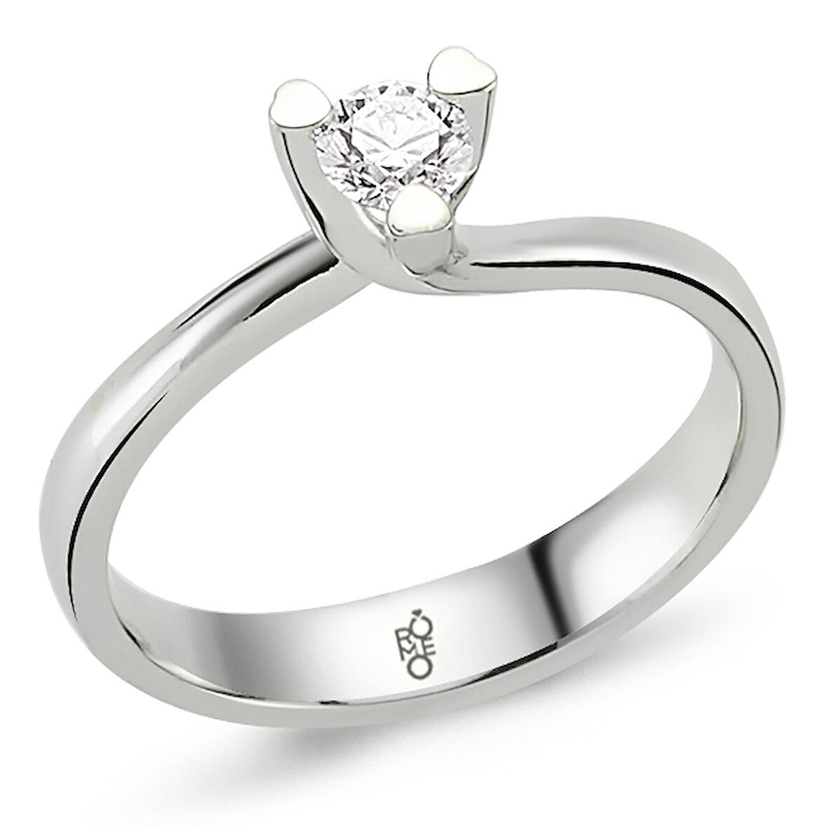 0.50 Ct Tektaş Pırlanta Yüzük  RM10014
