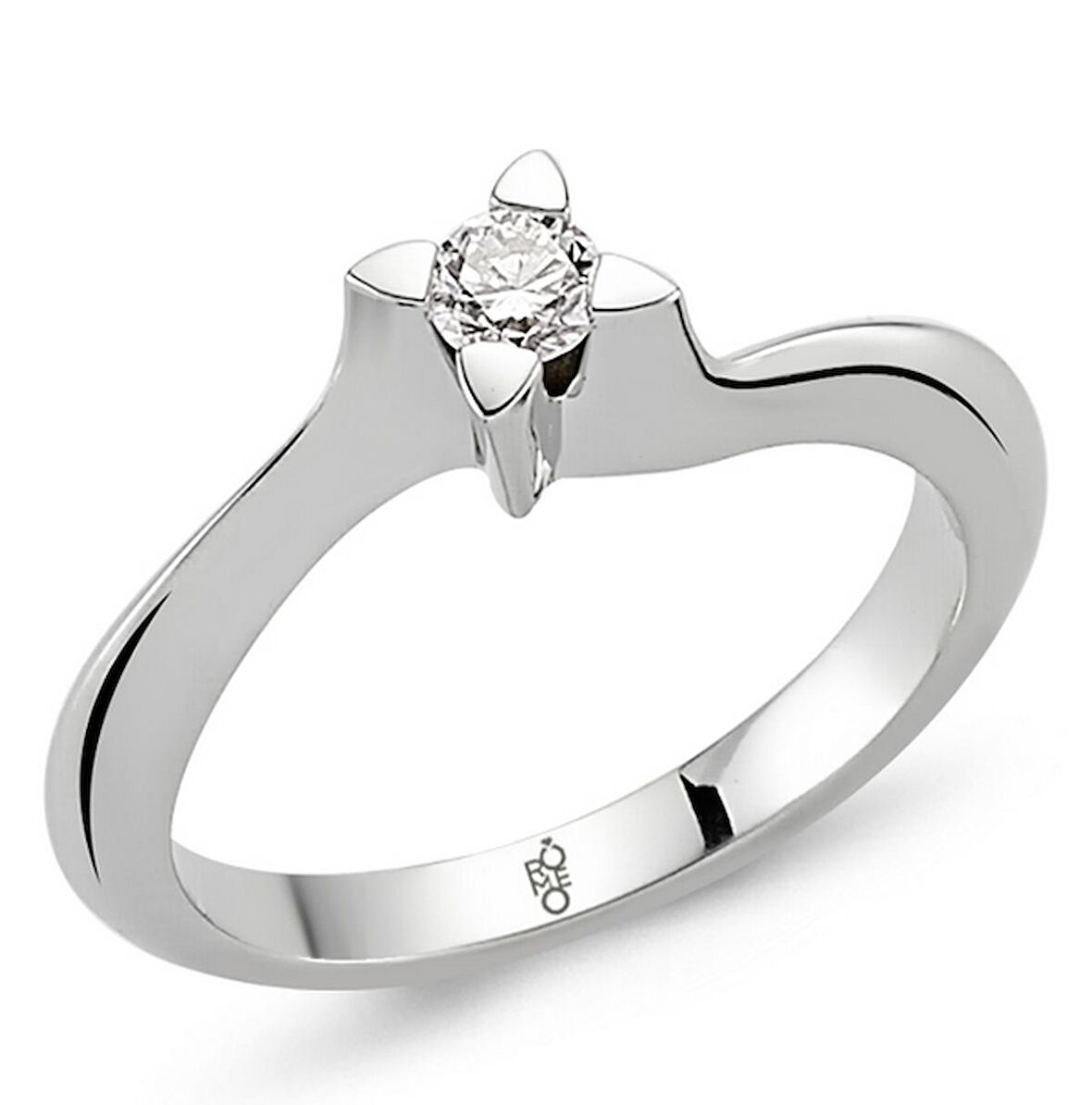 Romeo Pırlanta 0.18 Ct Tektaş Yüzük RM10020