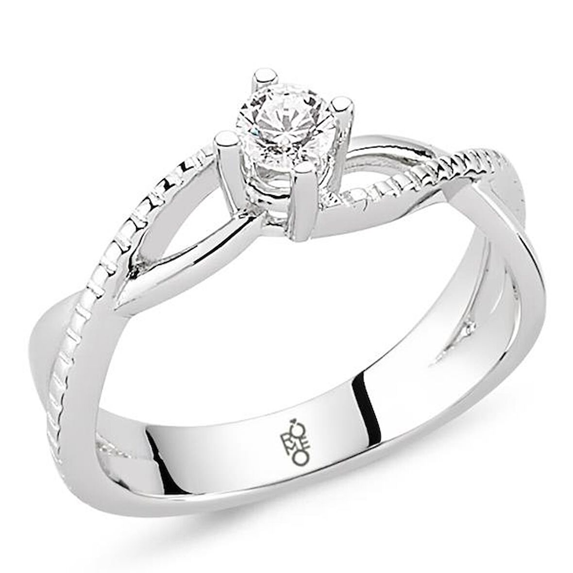Romeo Pırlanta 0.19 Ct Tektaş Yüzük RM10034