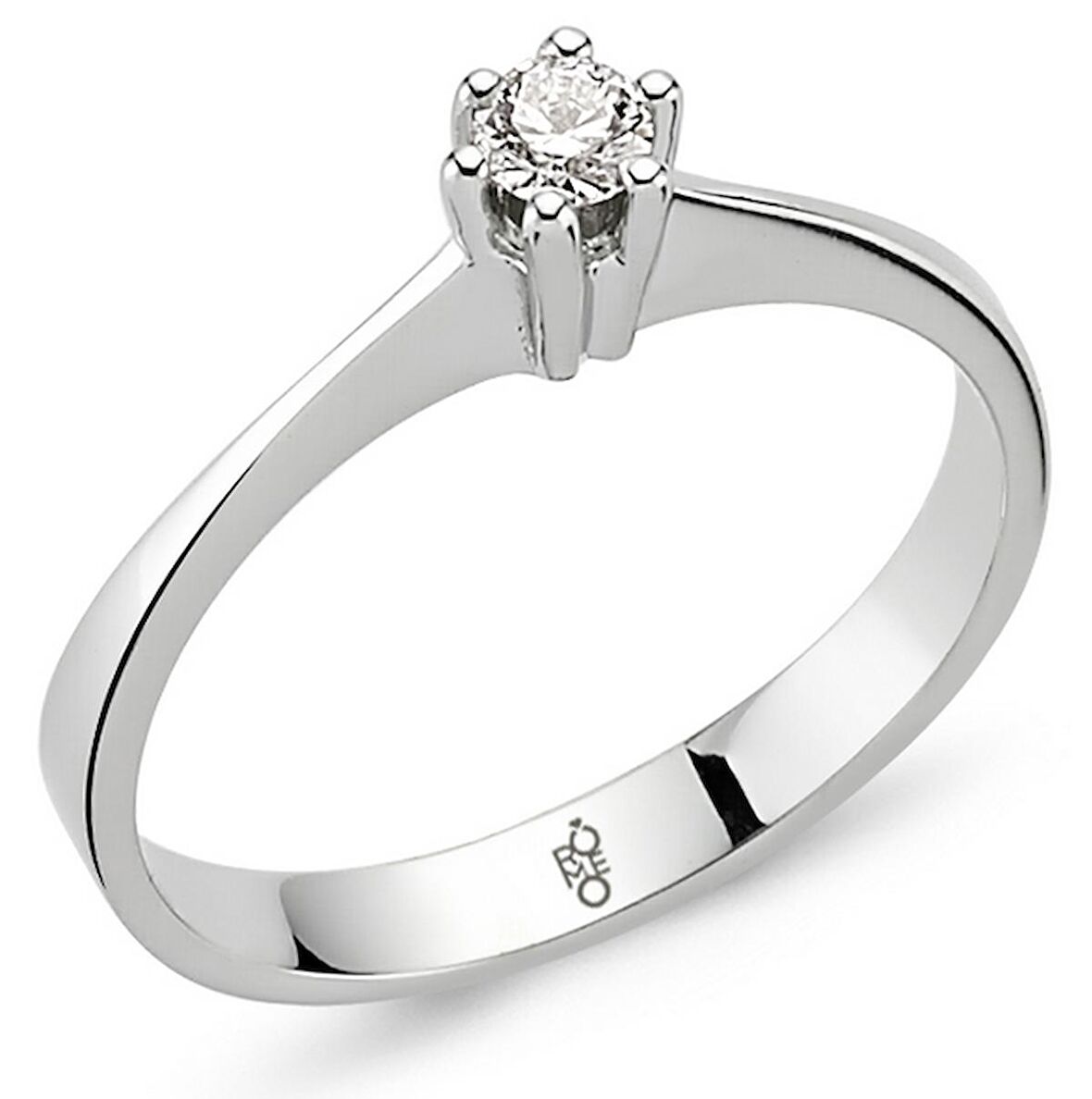 Romeo Pırlanta 0.20 Ct Tektaş Yüzük RM20020