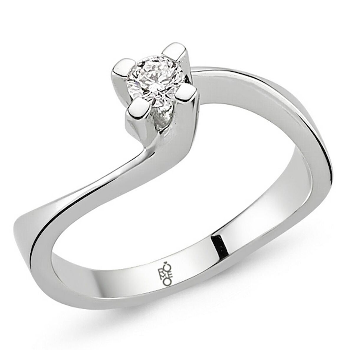 Romeo Pırlanta 0.20 Ct Tektaş Yüzük RM20032