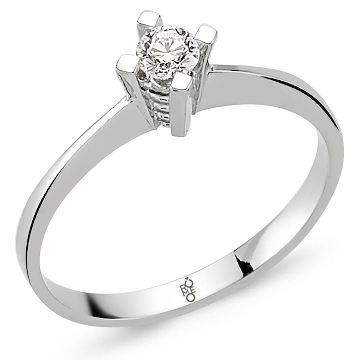 Romeo Pırlanta 0.18 Ct Tektaş Yüzük RM20034