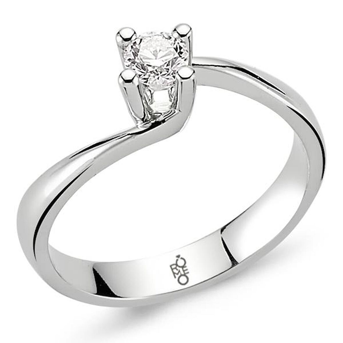 Romeo Pırlanta 0.20 Ct Tektaş Yüzük RM20036