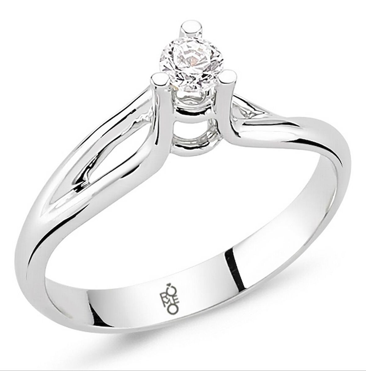 Romeo Pırlanta 0.18 Ct Tektaş Yüzük RM20043