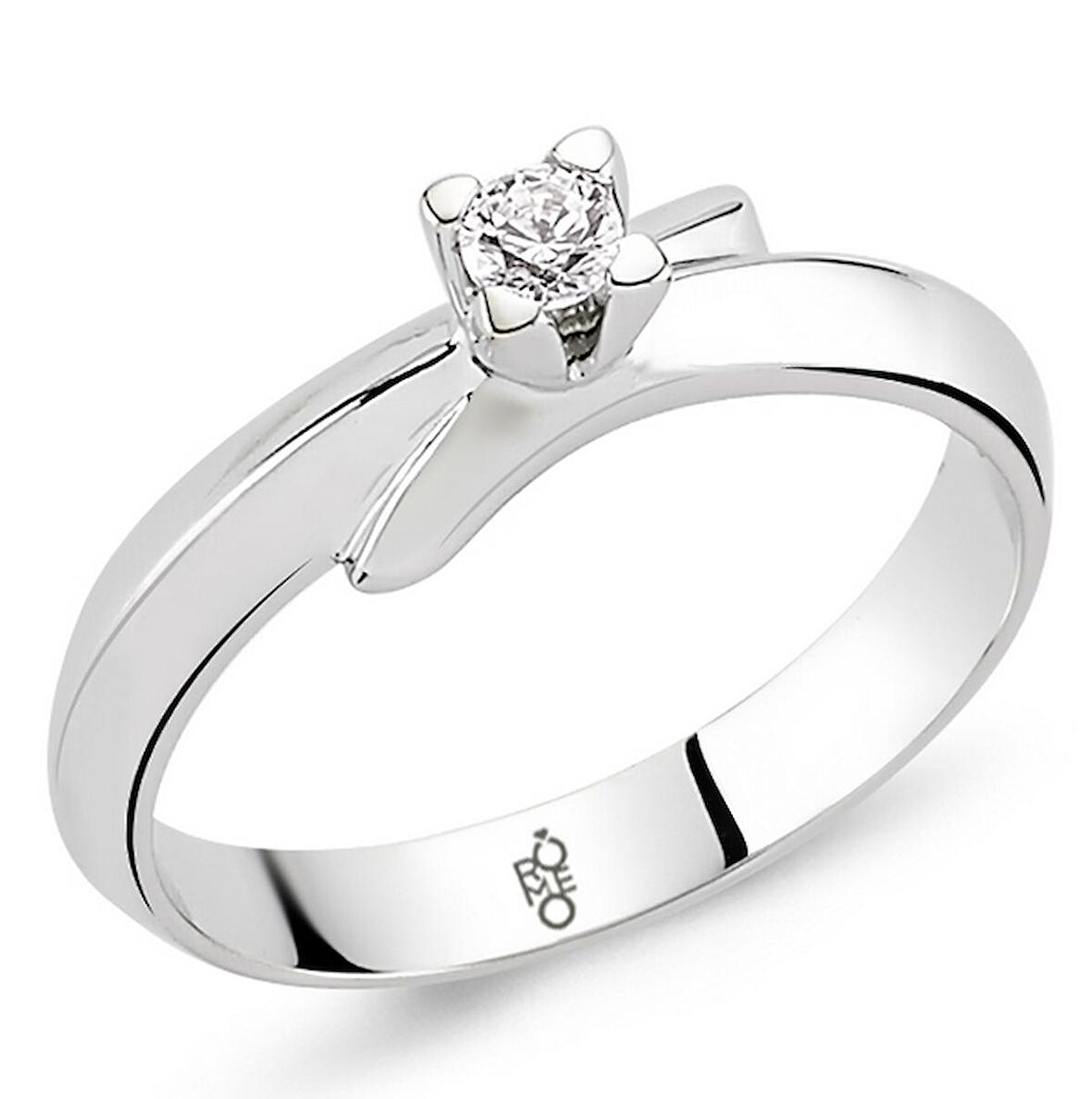 Romeo Pırlanta 0.21 Ct Tektaş Yüzük RM20055