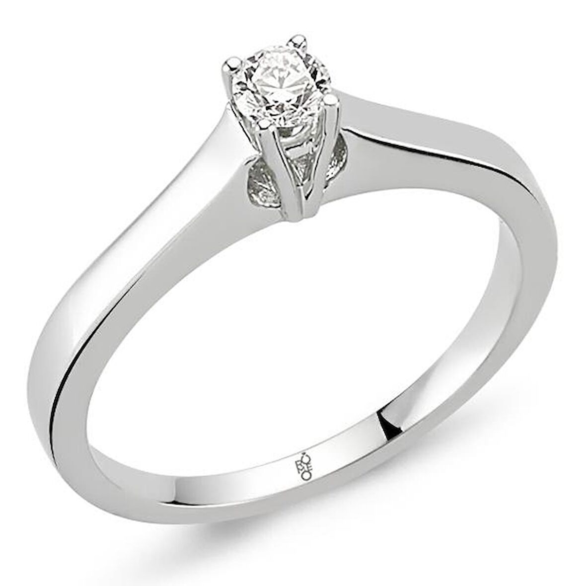 Harem Altın 18 Ayar Altın 0.30 Ct Pırlanta Tektaş Yüzük RM30034