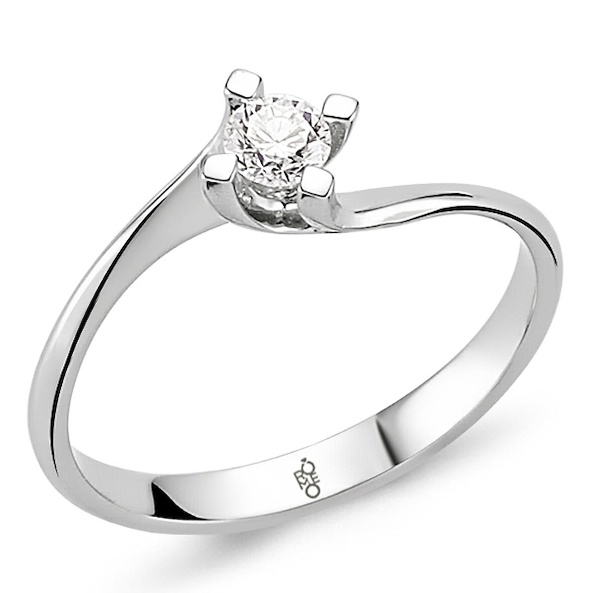 0.30 Ct Tektaş Pırlanta Yüzük  RM30052