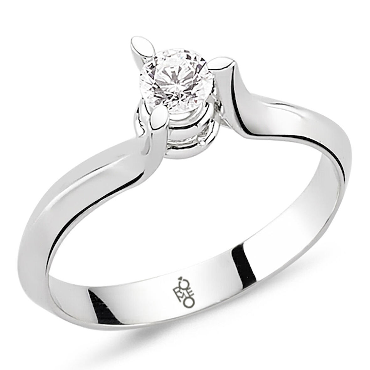 0.30 Ct Tektaş Pırlanta Yüzük  RM30076