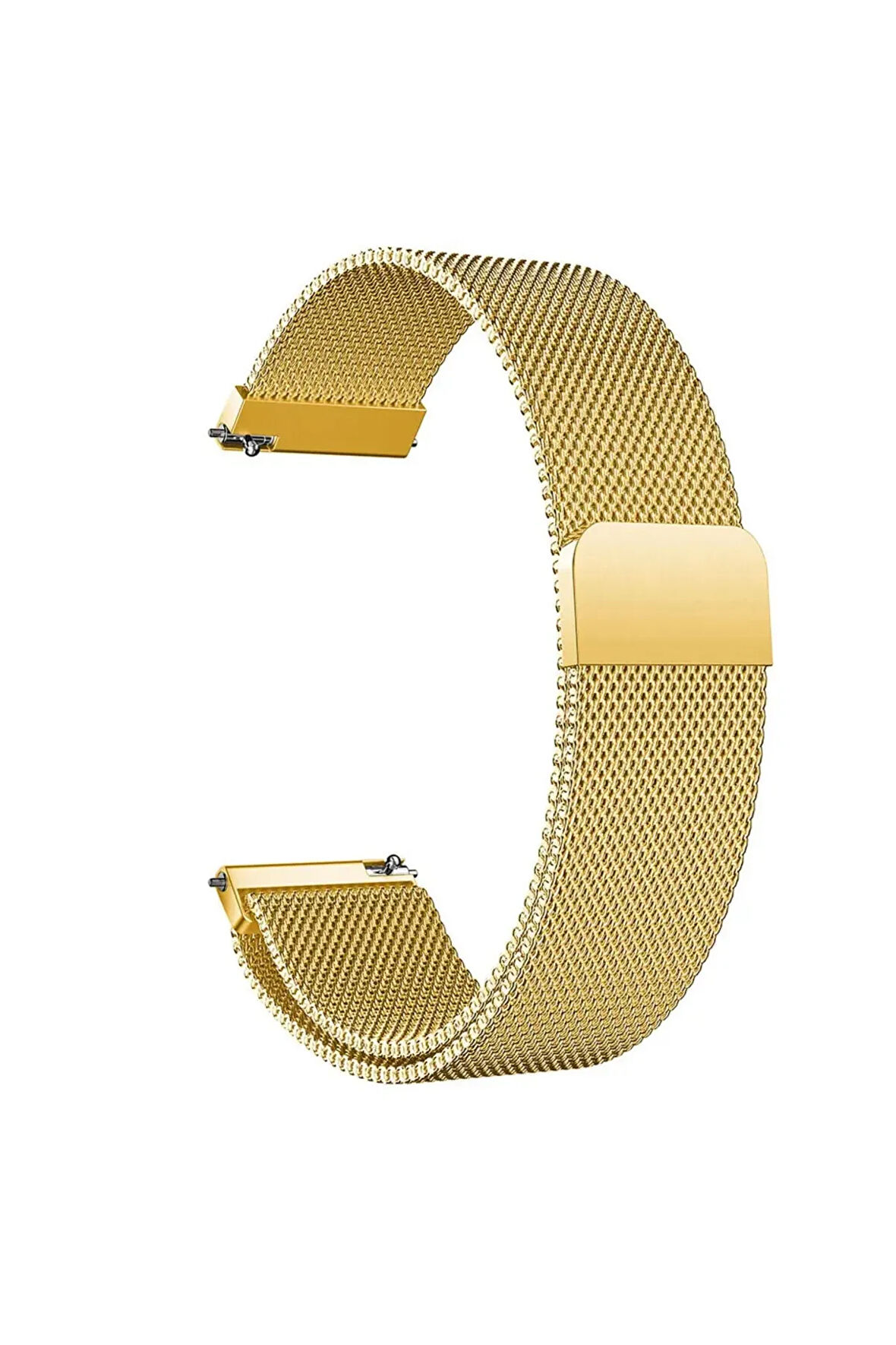 Huawei Watch GT 5 46mm ile Uyumlu Kordon 22 mm Metal Hasır Kordon 