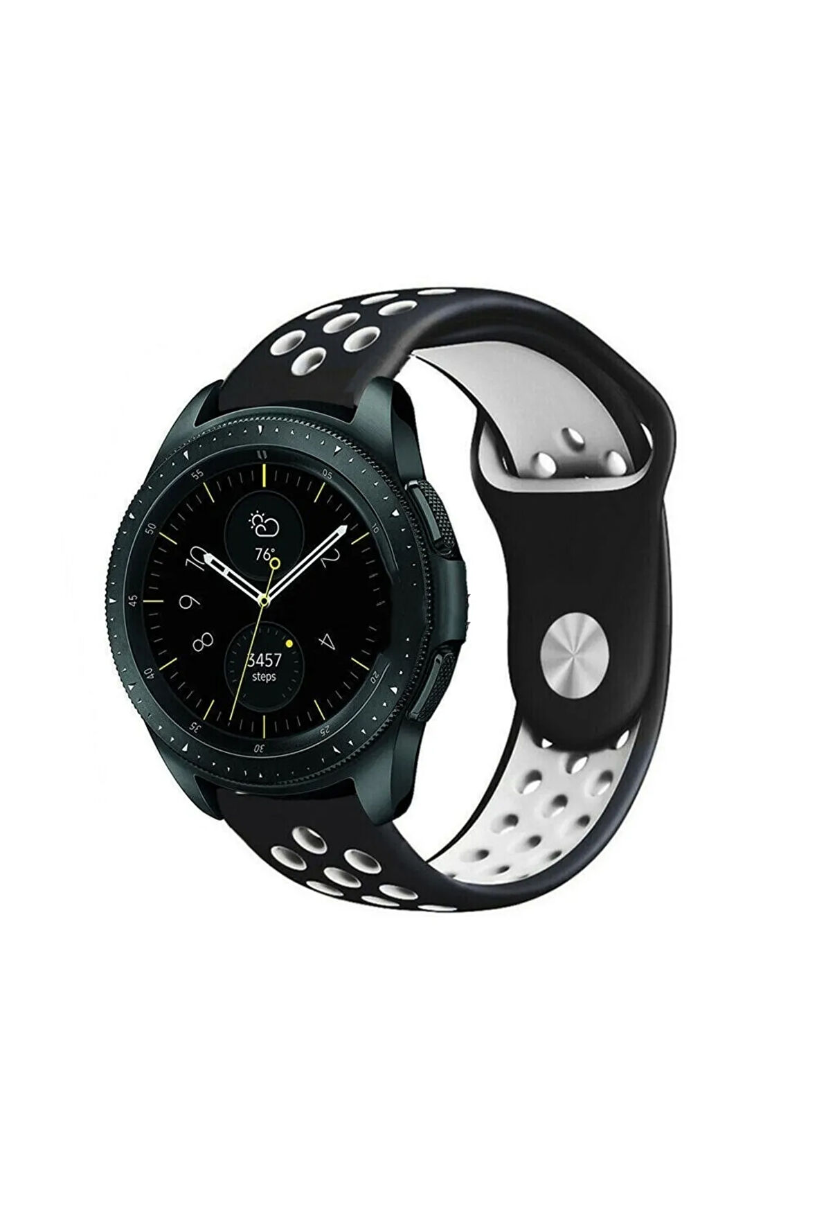 Huawei Watch GT 3 Elite 46mm ile Uyumlu Kordon 22 mm Delikli Spor Kayış