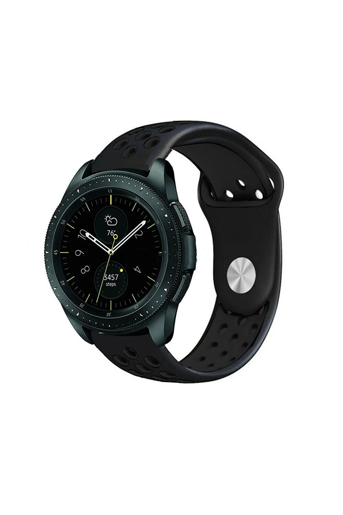 Huawei Watch GT3 Pro  ile Uyumlu Kordon 22 mm Delikli Spor Kayış